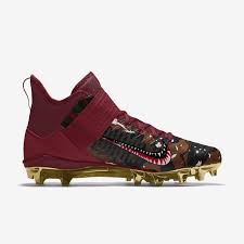 Nike Alpha Menace Pro 2 Mid By You Custom Men S Football Cleat Nike Com In 2020 Mens Football Cleats Cool Football Boots Football Cleats