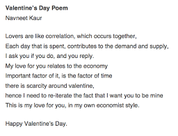 Valentine S Day Poem By Navneet Kaur Valentines Day Poems Love Poems Poems