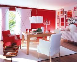 Leuchtendes Rot Im Esszimmer Esszimmer Wande Wohnen Wohnung Streichen