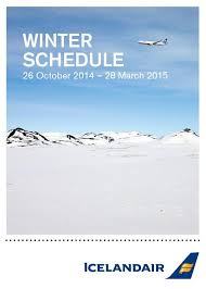 Icelandair Timetable 2014 Iceland Island Cheap Flights To Iceland Iceland