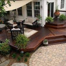 43 Cozy Backyard Patio Deck Design Decoration Ideas Patio Deck Designs Backyard Backyard Patio