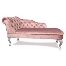 Cotton/cotton blend lucie chaise lounge. Regent Handmade Tufted Pink Pearl Velvet Chaise Lounge Bedroom Etsy