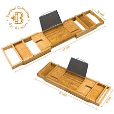 Check spelling or type a new query. Bambusi Bathtub Caddy Tray With Book And Wine Holder Spa Relaxing Bath Overstock 23607866