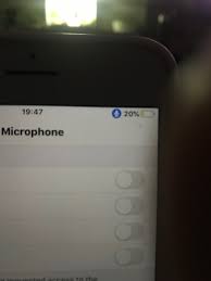 I am running ios 9.0.1. Blue Microphone Symbol Permanently On In Apple Community