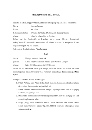 Semoga bermanfaat, kirtik , saran dan masukan silahkan berikan di kolom komentar. Pdf Perjanjian Jual Beli Barang Bianca Prithresia Academia Edu