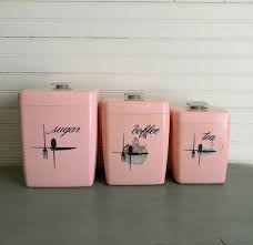 vintage retro kitchen canisters aline art