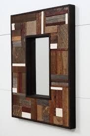 Check to see if the mirror fits and then mark where you want to add the clips. Modern Wall Art Ideas From Recycled Wood Brings Nature Into Your Home