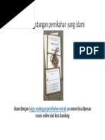 Mulai dari contoh model desain undangan pernikahan simple elegan atau sengan. Puisi Di Undangan Pernikahan Islami