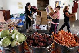 It's also one of the easiest places in the city to get a group of friends together for a one time volunteer session. Federal Funding Cut Hurts S F Food Bank