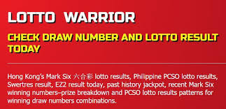 Lotto Warrior Check Draw Number Philippine Pcso Lotto Results Hong Kong And Mark Six Lotto Results Today And History Jac Lotto Results Lotto Result Today Lotto