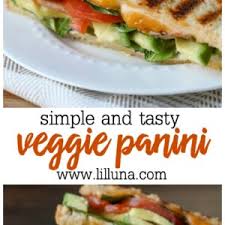 Discover recipes that use avocado, beans, hummus, cheese, and a variety of veggies as ingredients—basically, healthy eating made this one of the best panini sandwich recipes because it tastes like chicken parmigiana, but there's no frying! Veggie Panini Simple Cheesy Delicious Lil Luna