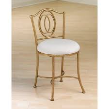 Shop for vanity stools in bedroom vanities. Hillsdale Furniture Emerson Vanity Stool Golden Bronze Walmart Com Kursi Besi