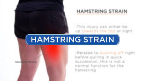 Injury to the hamstring requires what's called rice treatment: Hamstring Strain Diagnosis Youtube