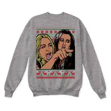 See over 38 woman yelling at cat images on danbooru. Woman Yelling At A Cat Meme First Half Christmas Ugly Sweaters Nfl T Shirts Store
