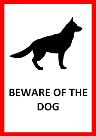 Verbotszeichen sind runde schilder mit dickem, roten rand auf weißem hintergrund. Warnung Vor Dem Hunde Schild Zum Ausdrucken Pdf Word