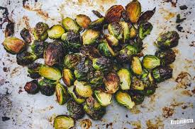 Kosher salt, plus more, freshly ground black pepper, 1/4 cup honey, 1/3 cup sherry vinegar or red wine vinegar, 3/4 tsp. Sheet Pan Honey Roasted Brussels Sprouts The Kitchenista Diaries