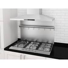 Ancona 36 In X 30 75 In Stainless Steel Backsplash With Stainless Steel Shelf Pbs 1236 With Images Stainless Steel Backsplash