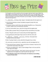 Pass The Prize Game Greenpass The Prize Game Pass The Centerpiece Baby Shower Games Baby Moms Recipes