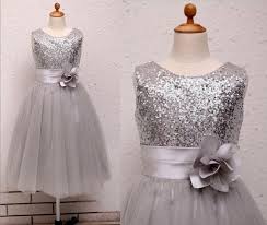 Wholesale Flower Girls Dresses Buy Silver Ivory Sequins Flower Girl Dress Baby Infant Sequin Flower Girl Dress Cute Flower Girl Dresses Flower Girl Dresses