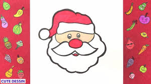 Père noël homme barbe noël dessin animé chapeau rouge graphique traditionnel vecteur isolé et illustration plat. Comment Dessiner Et Colorier Un Pere Noel Facilement Etape Par Etape 6 Dessin Pere Noel