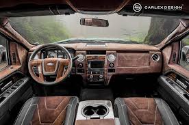 Give your ford raptor the finish it deserves on its interior when you install our center dash trim in your choice of polished or brushed stainless. Hunter Edition Ford F150 With Custom Leather And Wood Interior Ford F150 Forums Ford F Series Truck Community