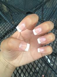 Ahead, we have 25 gorgeous short acrylic nail if you can't quite picture short acrylic nails, you're in luck. White Ombre Acrylic Nails Square Novocom Top
