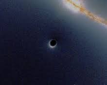 What we can see is its event horizon. Black Hole Wikipedia
