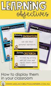 Learning Intentions Success Criteria Display Bundle Distance Learning Success Criteria Visible Learning Learning Objectives