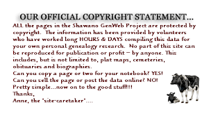 1911 Washington Township, Shawano County Plat Map