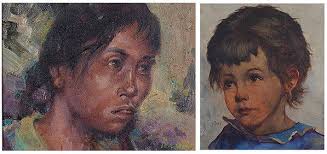 William Frank Calderon Woman & Horse Oil Painting