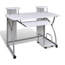 Check spelling or type a new query. Mobile Computer Desk Pull Out Tray White Finish Furniture Office Organization And Storage Sliding Keyboard Portable Bottom Laptop Desks Aliexpress