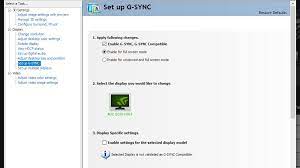 I have it set in the nvidia control panel menu but should i turn off v sync or what should i do? How To Enable Nvidia G Sync On Your Unsupported Freesync Monitor The Verge