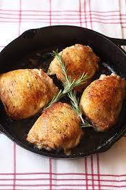 Have You Seen The Latest Issue Of Bon Appetit The One Where Gwyneth Is Smiling At Y Pan Roasted Chicken Thighs Pan Fried Chicken Thighs Roasted Chicken Thighs