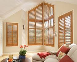 Maybe you would like to learn more about one of these? Hunter Douglas Shutters Trapezoid Window Traditional Family Room Denver By Windows Dressed Up Houzz