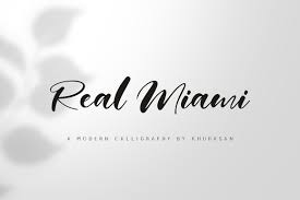 All characters are handwritten by use ink and reed pen (calamus), scanned, digitized and optimized for best quality without lost its handwritten visual appearance. Real Miami Calligraphy Font Upfonts