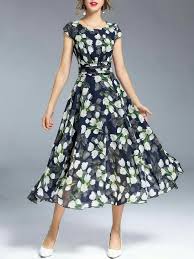 Colocar Mangas Ate Os Cotovelos Mudar A Estampa Fashion Dresses Pretty Dresses Casual Chiffon Dress