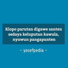 Check spelling or type a new query. Kumpulan Pantun Penutup Pidato Bahasa Jawa Yosefpedia Com