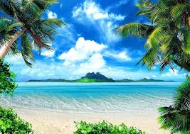 Magical Coast Beach Backdrop Beach Background Beach Wallpaper