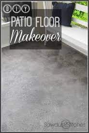 Patio Don T Forget The Ceiling Concrete Patio Makeover Patio Makeover Patio Flooring