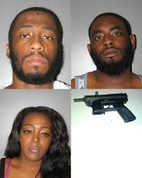 Three Arrested for Possession of Tec-9 Semi-Automatic Pistol