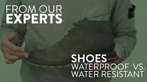 Waterproof means the bag can be submerged completely underwater for long periods of time, and there won't be one single drop of. Shoes Water Resistant Vs Waterproof Nordstrom Expert Tips Youtube