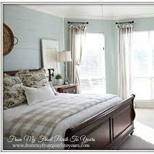 In the spring and summer months i use cream drapes and a cream matelaisse coverlet. Soothing Bedroom Sherwin Williams Rainwashed Soothing Bedroom Bedroom Paint Colors Master Soothing Bedroom Colors
