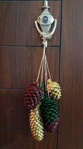 diy kozalak kapi susu yilbasi susleri dekorasyon elisleri yaratici fikirler