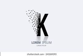 A great exercise to practice my vector skills. Letter K Logo Alphabet Logotype Vector Stock Vector Royalty Free 243269293