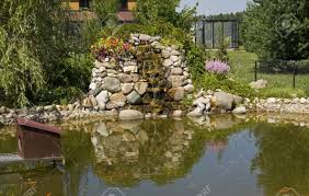 Be my patreon to join my detailed online art classes with other exclusive content like traceables for my paintings. Example Of Landscape Design Little Artificial Waterfall On Stock Photo Picture And Royalty Free Image Image 17858721