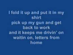 John Michael Montgomery Letters From Home Letters From Home Home Lyrics Lyrics
