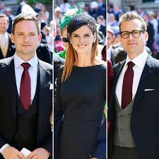 Adams and troian bellisario, seen here in january 2020, got married in 2016. Meghan S Former Suits Costars Patrick J Adams Gabriel Macht Jacinda Barrett Sarah Rafferty Abig Ia Meghan Markle Outfits Suits Series Suits Tv Series