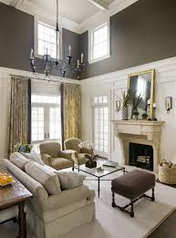 The small bedroom in front of the house will also have a balcony as well. 2 Color With Molding Half Way Up Wall Home Living Room House Interior Home