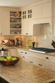 Pin By Diane On Projects To Try Kitchen Backsplash Designs Granite Countertops Kitchen Cream Colored Kitchen Cabinets
