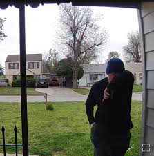 Mysterious man steals womans doorbell camera